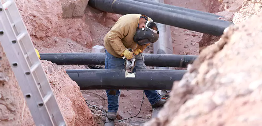 Cast Iron Sewer Pipe Replacement in Black Forest