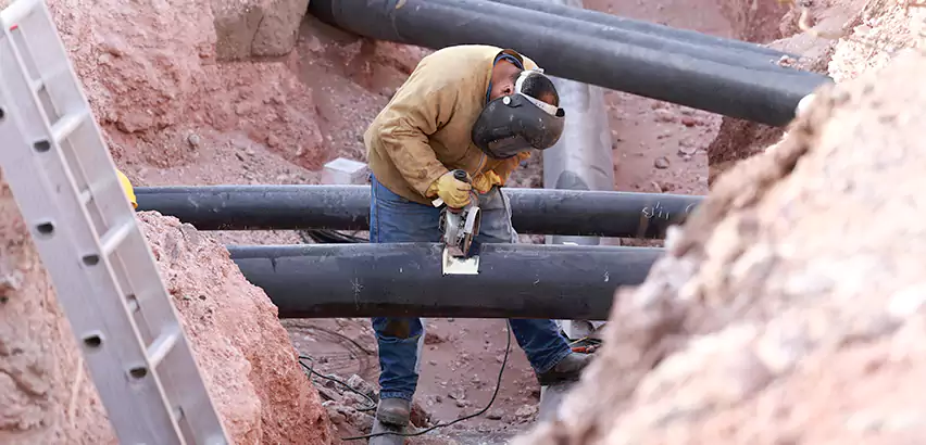 Water Line Replacement in Black Forest